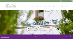 Desktop Screenshot of knittelsheimer-muehle.de